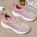 Fashion Mesh Lace-up, High Appearance Level, Thick Sole Increase, All Comfortable, Non-slip Breathable Sports Womens