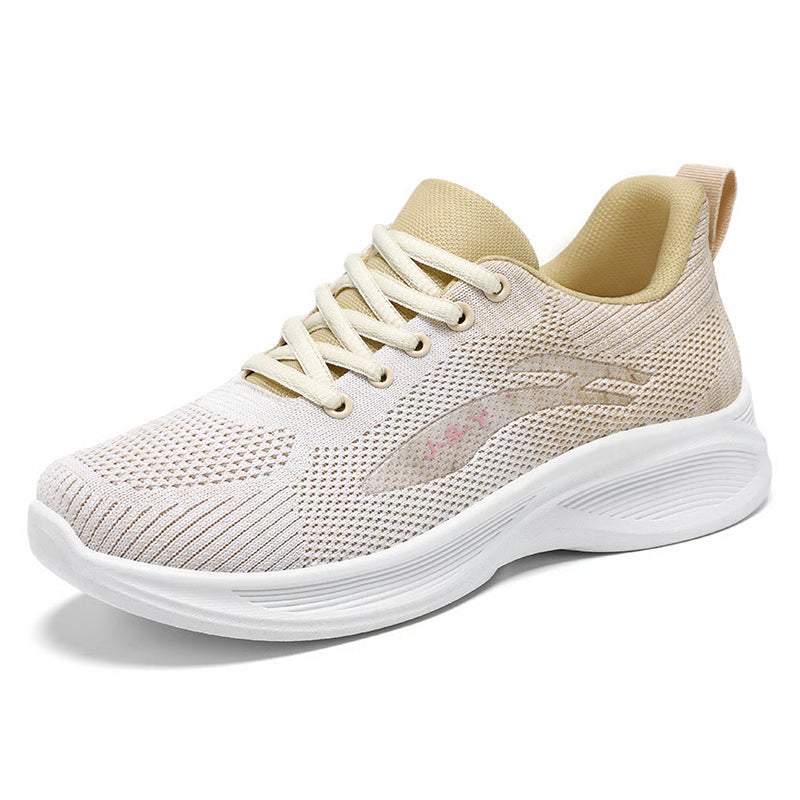 Fashion Mesh Lace-up, High Appearance Level, Thick Sole Increase, All Comfortable, Non-slip Breathable Sports Womens