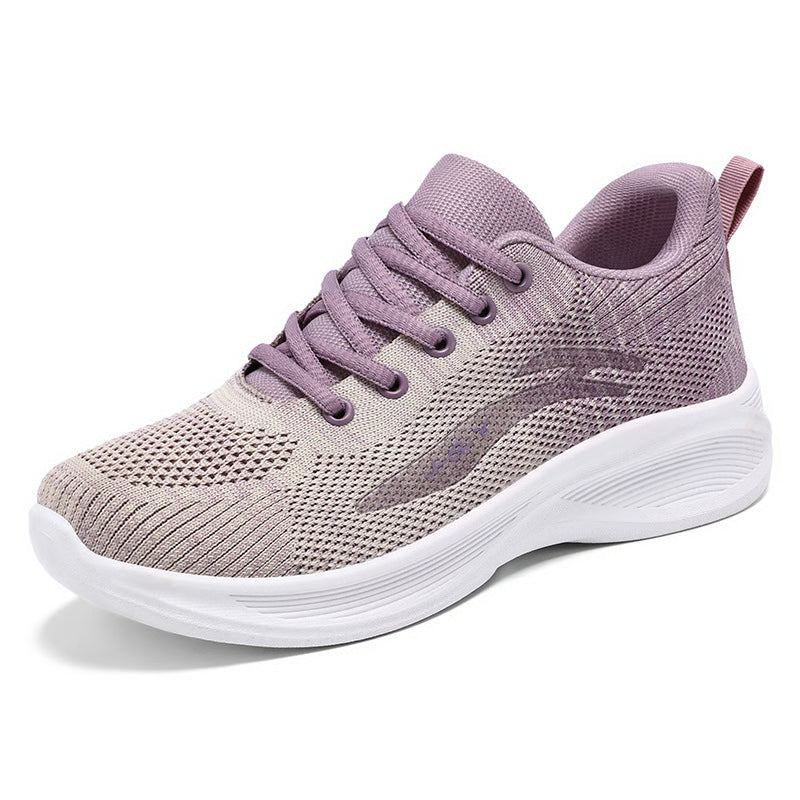 Fashion Mesh Lace-up, High Appearance Level, Thick Sole Increase, All Comfortable, Non-slip Breathable Sports Womens